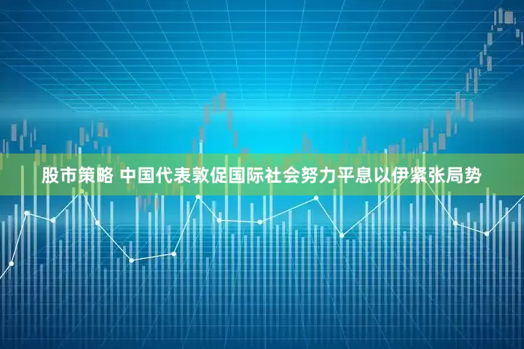 股市策略 中国代表敦促国际社会努力平息以伊紧张局势
