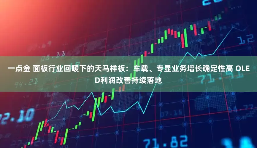 一点金 面板行业回暖下的天马样板：车载、专显业务增长确定性高 OLED利润改善持续落地