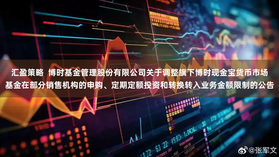 汇盈策略  博时基金管理股份有限公司关于调整旗下博时现金宝货币市场基金在部分销售机构的申购、定期定额投资和转换转入业务金额限制的公告