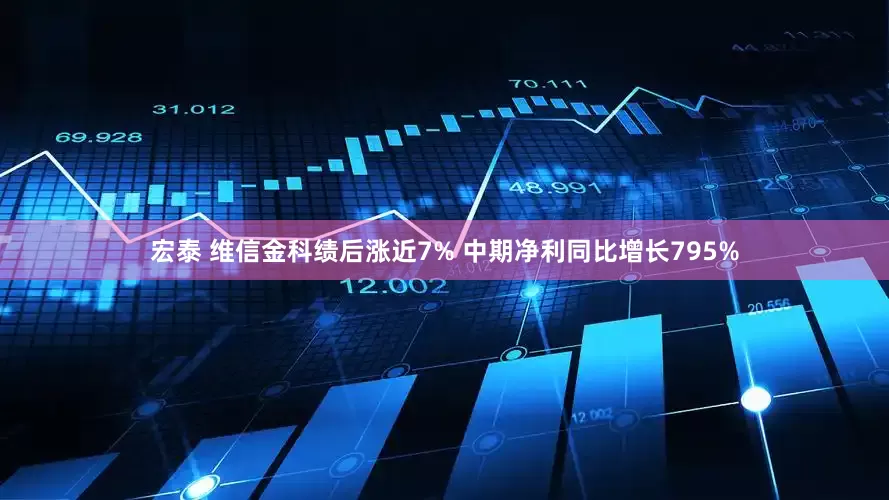 宏泰 维信金科绩后涨近7% 中期净利同比增长795%