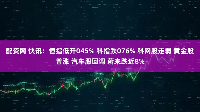 配资网 快讯：恒指低开045% 科指跌076% 科网股走弱 黄金股普涨 汽车股回调 蔚来跌近8%